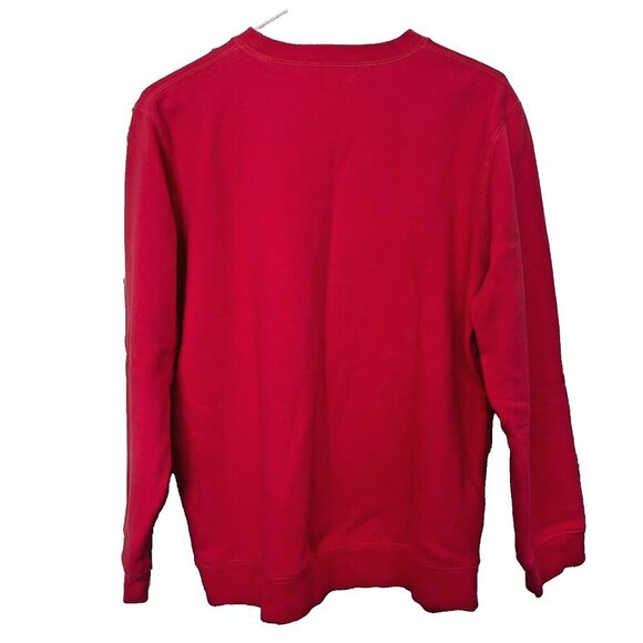 Vintage Northern Reflections Red Gardening sweatshirt Cotton Blend Women Small - Picture 2 of 4